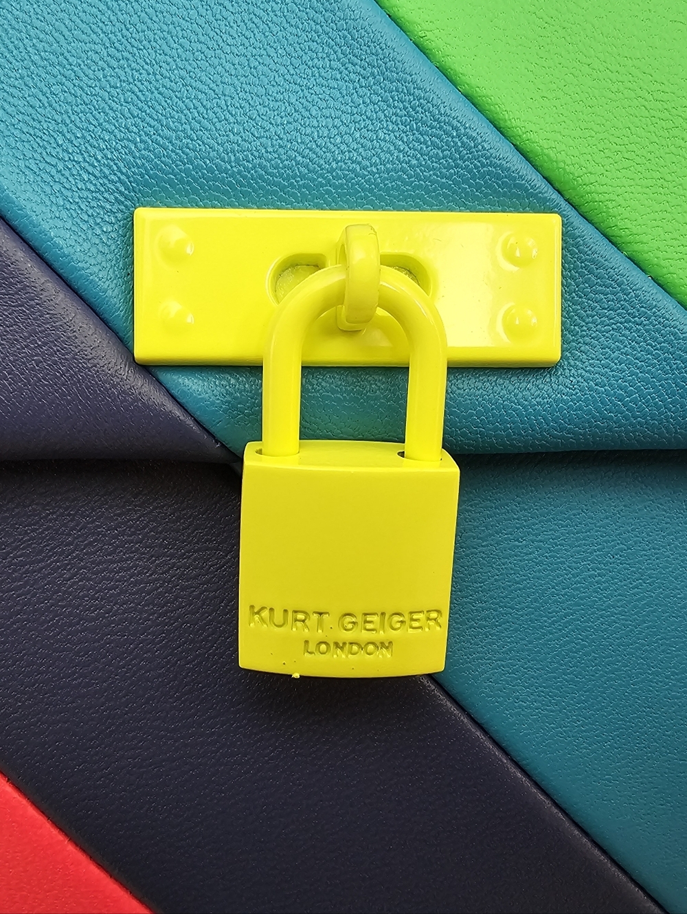 Kurt Geiger London Brixton Lock Leather Convertible Bag. - Picture 7 of 9